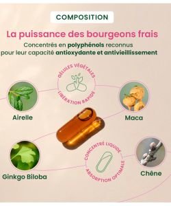 Gemmocaps Postménopause - 30 capsules BIO, 30 capsules
